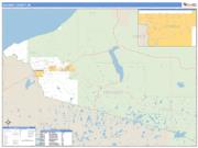 Gogebic County, MI <br /> Wall Map <br /> Zip Code <br /> Basic Style 2024 Map