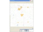 Gratiot County, MI <br /> Wall Map <br /> Zip Code <br /> Basic Style 2024 Map