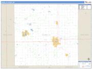 Isabella County, MI <br /> Wall Map <br /> Zip Code <br /> Basic Style 2024 Map