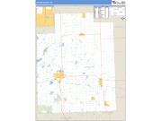 Lapeer County, MI <br /> Wall Map <br /> Zip Code <br /> Basic Style 2024 Map