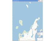 Leelanau County, MI <br /> Wall Map <br /> Zip Code <br /> Basic Style 2024 Map