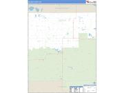Oscoda County, MI <br /> Wall Map <br /> Zip Code <br /> Basic Style 2024 Map