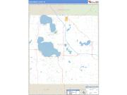 Roscommon County, MI <br /> Wall Map <br /> Zip Code <br /> Basic Style 2024 Map