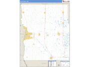 Clay County, MN <br /> Wall Map <br /> Zip Code <br /> Basic Style 2024 Map