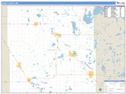 Grant County, MN <br /> Wall Map <br /> Zip Code <br /> Basic Style 2024 Map