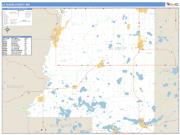 Le Sueur County, MN <br /> Wall Map <br /> Zip Code <br /> Basic Style 2024 Map