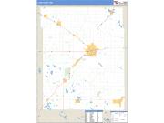Lyon County, MN <br /> Wall Map <br /> Zip Code <br /> Basic Style 2024 Map