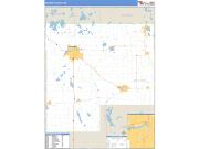 McLeod County, MN <br /> Wall Map <br /> Zip Code <br /> Basic Style 2024 Map