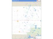 Mahnomen County, MN <br /> Wall Map <br /> Zip Code <br /> Basic Style 2024 Map