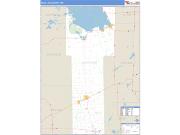 Mille Lacs County, MN <br /> Wall Map <br /> Zip Code <br /> Basic Style 2024 Map