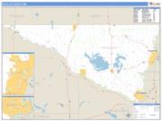 Nicollet County, MN <br /> Wall Map <br /> Zip Code <br /> Basic Style 2024 Map