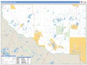 Sherburne County, MN <br /> Wall Map <br /> Zip Code <br /> Basic Style 2024 Map
