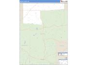 Benton County, MS <br /> Wall Map <br /> Zip Code <br /> Basic Style 2024 Map