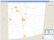 Clarke County, MS <br /> Wall Map <br /> Zip Code <br /> Basic Style 2024 Map