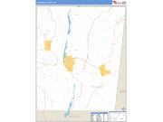 Itawamba County, MS <br /> Wall Map <br /> Zip Code <br /> Basic Style 2024 Map