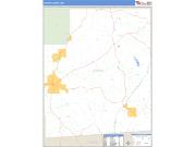Jasper County, MS <br /> Wall Map <br /> Zip Code <br /> Basic Style 2024 Map