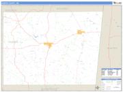 Kemper County, MS <br /> Wall Map <br /> Zip Code <br /> Basic Style 2024 Map