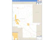 Montgomery County, MS <br /> Wall Map <br /> Zip Code <br /> Basic Style 2024 Map
