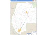 Pearl River County, MS <br /> Wall Map <br /> Zip Code <br /> Basic Style 2024 Map