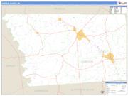 Simpson County, MS <br /> Wall Map <br /> Zip Code <br /> Basic Style 2024 Map