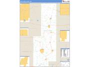 Sunflower County, MS <br /> Wall Map <br /> Zip Code <br /> Basic Style 2024 Map
