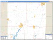 Clinton County, MO <br /> Wall Map <br /> Zip Code <br /> Basic Style 2024 Map