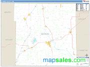 Daviess County, MO <br /> Wall Map <br /> Zip Code <br /> Basic Style 2024 Map