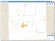Grundy County, MO <br /> Wall Map <br /> Zip Code <br /> Basic Style 2024 Map
