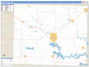 Henry County, MO <br /> Wall Map <br /> Zip Code <br /> Basic Style 2024 Map