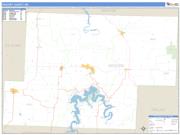 Hickory County, MO <br /> Wall Map <br /> Zip Code <br /> Basic Style 2024 Map