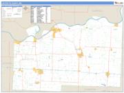 Lafayette County, MO <br /> Wall Map <br /> Zip Code <br /> Basic Style 2024 Map