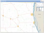 Lewis County, MO <br /> Wall Map <br /> Zip Code <br /> Basic Style 2024 Map