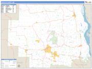Lincoln County, MO <br /> Wall Map <br /> Zip Code <br /> Basic Style 2024 Map