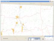 McDonald County, MO <br /> Wall Map <br /> Zip Code <br /> Basic Style 2024 Map