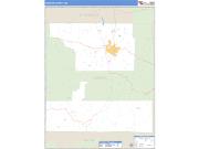 Madison County, MO <br /> Wall Map <br /> Zip Code <br /> Basic Style 2024 Map