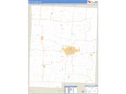 Pettis County, MO <br /> Wall Map <br /> Zip Code <br /> Basic Style 2024 Map