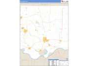Ray County, MO <br /> Wall Map <br /> Zip Code <br /> Basic Style 2024 Map