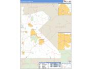 St. Francois County, MO <br /> Wall Map <br /> Zip Code <br /> Basic Style 2024 Map