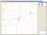 Sullivan County, MO <br /> Wall Map <br /> Zip Code <br /> Basic Style 2024 Map