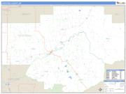 Chouteau County, MT <br /> Wall Map <br /> Zip Code <br /> Basic Style 2024 Map