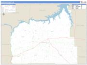 Garfield County, MT <br /> Wall Map <br /> Zip Code <br /> Basic Style 2024 Map