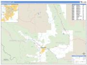 Missoula County, MT <br /> Wall Map <br /> Zip Code <br /> Basic Style 2024 Map