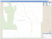 Powder River County, MT <br /> Wall Map <br /> Zip Code <br /> Basic Style 2024 Map