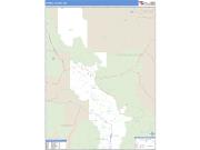 Powell County, MT <br /> Wall Map <br /> Zip Code <br /> Basic Style 2024 Map