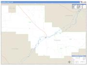 Prairie County, MT <br /> Wall Map <br /> Zip Code <br /> Basic Style 2024 Map