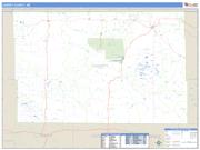 Cherry County, NE <br /> Wall Map <br /> Zip Code <br /> Basic Style 2024 Map