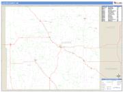 Custer County, NE <br /> Wall Map <br /> Zip Code <br /> Basic Style 2024 Map