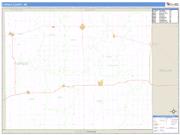 Furnas County, NE <br /> Wall Map <br /> Zip Code <br /> Basic Style 2024 Map