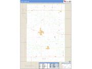 Gage County, NE <br /> Wall Map <br /> Zip Code <br /> Basic Style 2024 Map