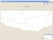Keya Paha County, NE <br /> Wall Map <br /> Zip Code <br /> Basic Style 2024 Map